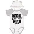 thumbnail image 1 of Inktastic Indiana Awesome Since 1816 Boys or Girls Baby Bodysuit, 1 of 5