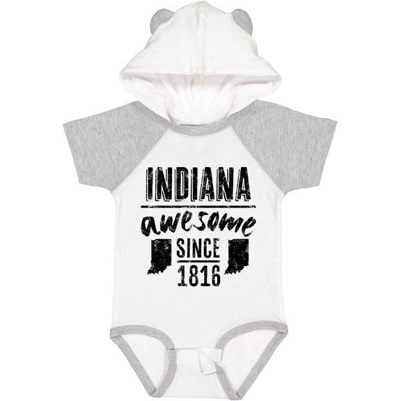 Inktastic Indiana Awesome Since 1816 Boys or Girls Baby Bodysuit