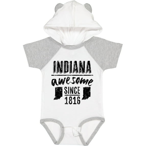 Inktastic Indiana Awesome Since 1816 Boys or Girls Baby Bodysuit
