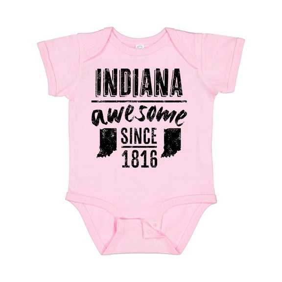 Inktastic Indiana Awesome Since 1816 Boys or Girls Baby Bodysuit