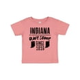 thumbnail image 1 of Inktastic Indiana Awesome Since 1816 Boys or Girls Baby T-Shirt, 1 of 5