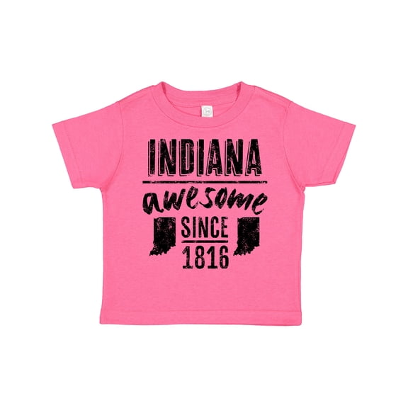 Inktastic Indiana Awesome Since 1816 Boys or Girls Toddler T-Shirt