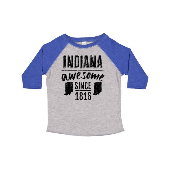 Inktastic Indiana Awesome Since 1816 Boys or Girls Toddler T-Shirt