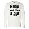 thumbnail image 1 of Inktastic Indiana Awesome Since 1816 Long Sleeve T-Shirt, 1 of 5