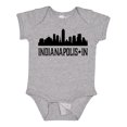 thumbnail image 1 of Inktastic Indianapolis Indiana City Skyline Boys or Girls Baby Bodysuit, 1 of 5