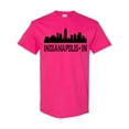 thumbnail image 1 of Inktastic Indianapolis Indiana City Skyline T-Shirt, 1 of 5
