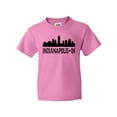 thumbnail image 1 of Inktastic Indianapolis Indiana City Skyline Youth T-Shirt, 1 of 5