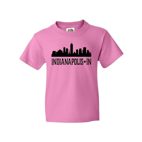 Inktastic Indianapolis Indiana City Skyline Youth T-Shirt