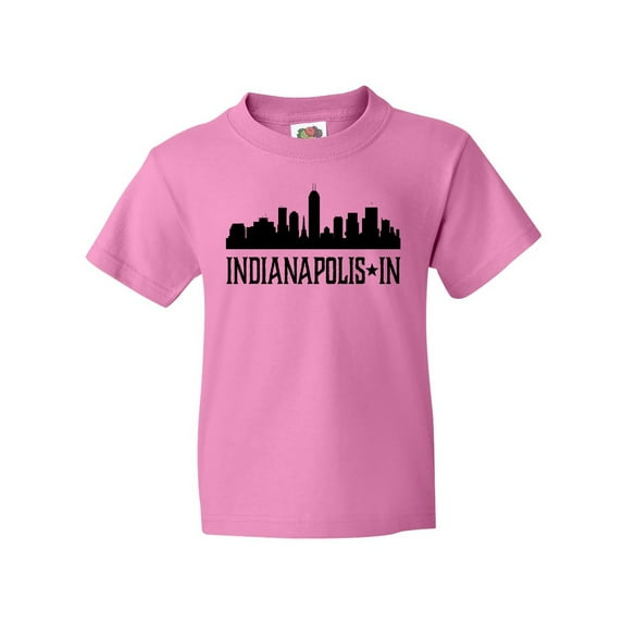 Inktastic Indianapolis Indiana City Skyline Youth T-Shirt