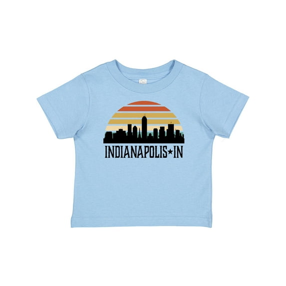 Inktastic Indianapolis Indiana Skyline Retro Boys or Girls Baby T-Shirt
