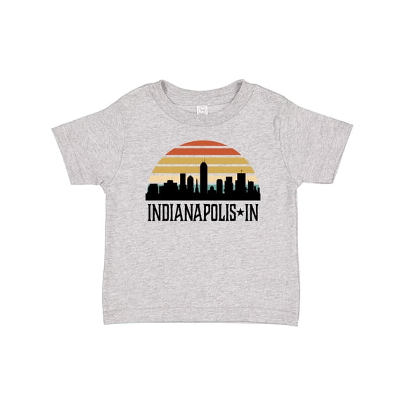 Inktastic Indianapolis Indiana Skyline Retro Boys or Girls Baby T-Shirt