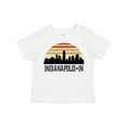 thumbnail image 1 of Inktastic Indianapolis Indiana Skyline Retro Boys or Girls Toddler T-Shirt, 1 of 5