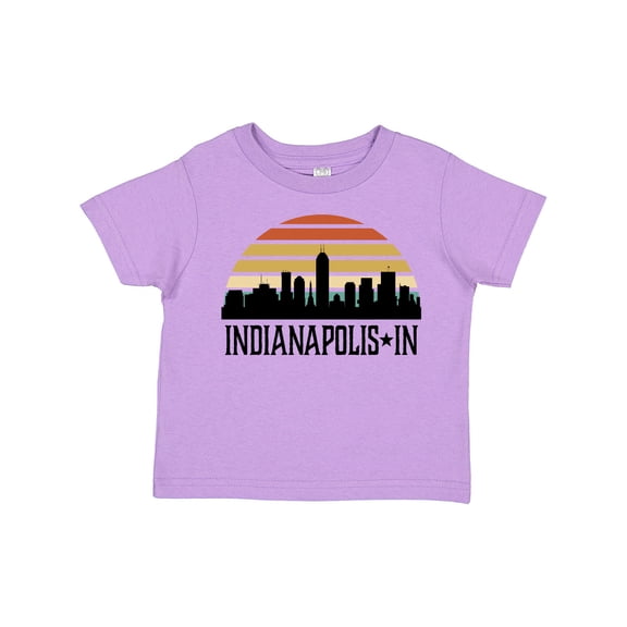 Inktastic Indianapolis Indiana Skyline Retro Boys or Girls Toddler T-Shirt