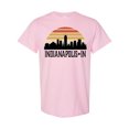 thumbnail image 1 of Inktastic Indianapolis Indiana Skyline Retro T-Shirt, 1 of 5