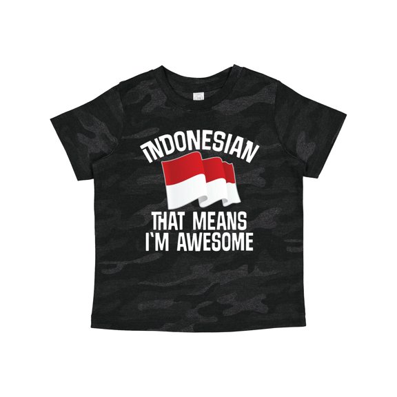 Inktastic Indonesian Gift Indonesia Flag Boys or Girls Toddler T-Shirt
