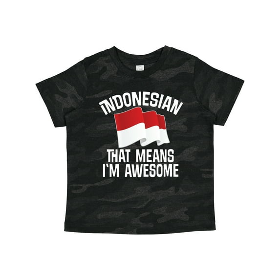 Inktastic Indonesian Gift Indonesia Flag Boys or Girls Toddler T-Shirt