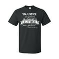 thumbnail image 1 of Inktastic Injustice Anywhere is a Threat to Justice Everywhere- Martin Luther King Jr. T-Shirt, 1 of 5