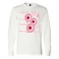thumbnail image 1 of Inktastic Inspirational Breast Cancer Panel Long Sleeve T-Shirt, 1 of 5
