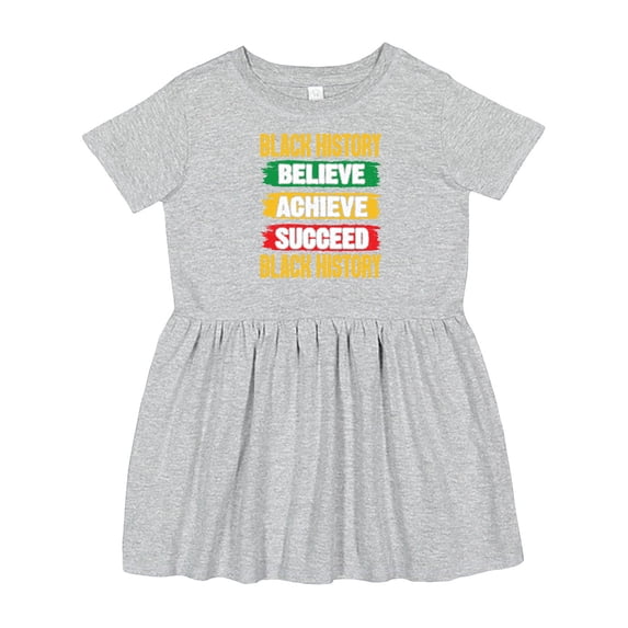 Inktastic Inspirational Political Black History Month Girls Toddler Dress