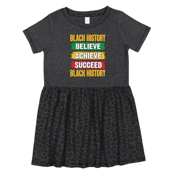 Inktastic Inspirational Political Black History Month Girls Toddler Dress