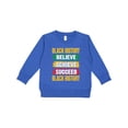 thumbnail image 1 of Inktastic Inspirational Political Black History Month Toddler Sweatshirt, 1 of 4