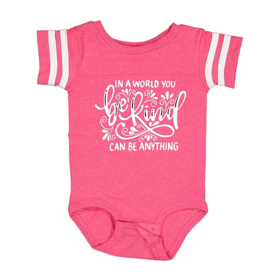 Inktastic Inspirational Quote In a World You Can be Anything be Kind Boys or Girls Baby Bodysuit