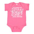 thumbnail image 1 of Inktastic Inspirational Quote In a World You Can be Anything be Kind Boys or Girls Baby Bodysuit, 1 of 5