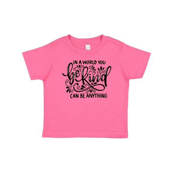 Inktastic Inspirational Quote In a World You Can be Anything be Kind Boys or Girls Baby T-Shirt