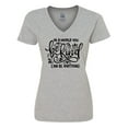 thumbnail image 1 of Inktastic Inspirational Quote In a World You Can be Anything be Kind Women's V-Neck T-Shirt, 1 of 5