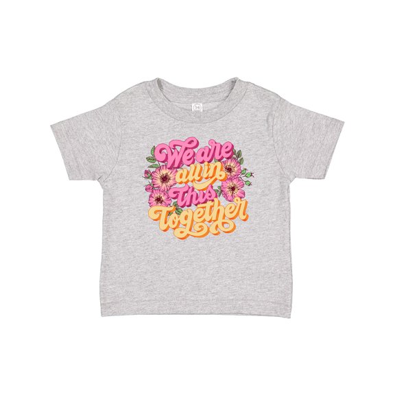 Inktastic Inspirational Quote We are all in This Together Boys or Girls Baby T-Shirt