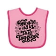 thumbnail image 1 of Inktastic Inspirational We Are All In This Together Boys or Girls Baby Bib, 1 of 4
