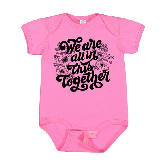 Inktastic Inspirational We Are All In This Together Boys or Girls Baby Bodysuit