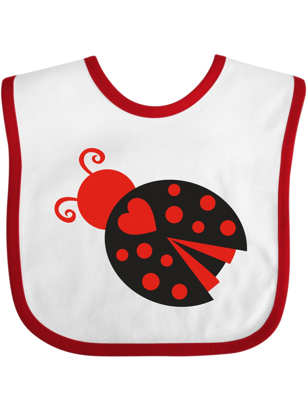 Inktastic Inverse Ladybug Girls Baby Bib - Walmart.com