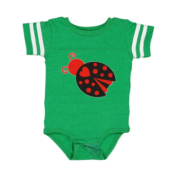 Inktastic Inverse Ladybug Girls Baby Bodysuit