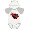 thumbnail image 1 of Inktastic Inverse Ladybug Girls Baby Bodysuit, 1 of 5