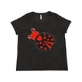 thumbnail image 1 of Inktastic Inverse Ladybug Women's Plus Size T-Shirt, 1 of 5