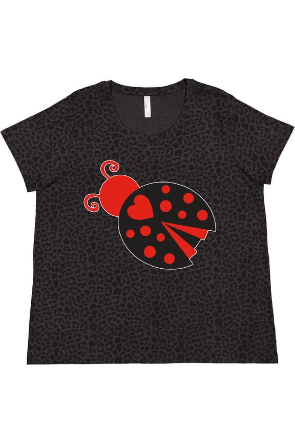 Inverse Ladybug Women's Plus Size T-Shirt