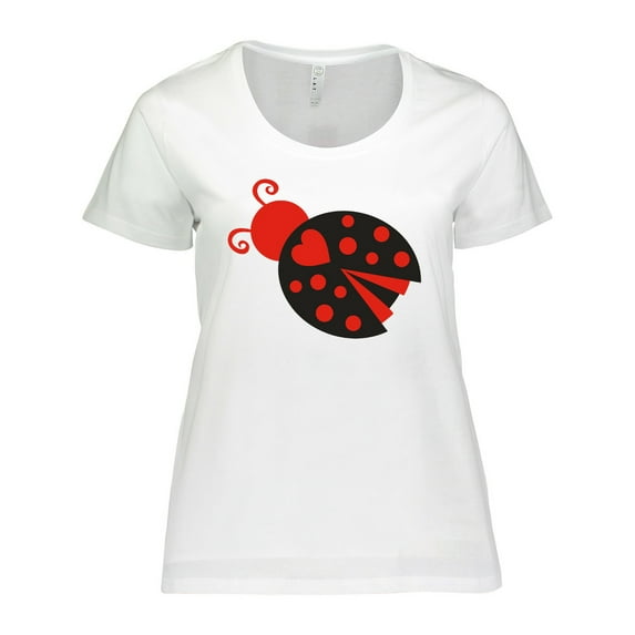 Inktastic Inverse Ladybug Women's Plus Size T-Shirt