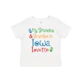 thumbnail image 1 of Inktastic Iowa Grandma Grandpa Loves Me Boys or Girls Toddler T-Shirt, 1 of 5