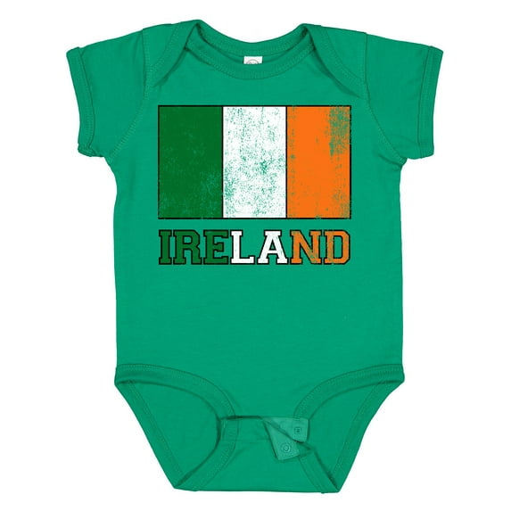 Inktastic Ireland Flag Boys or Girls Baby Bodysuit