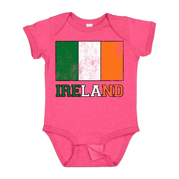 Inktastic Ireland Flag Boys or Girls Baby Bodysuit
