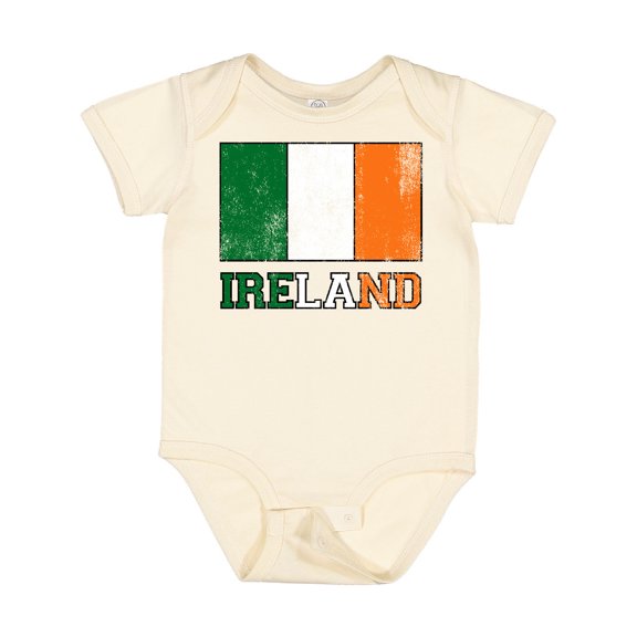 Inktastic Ireland Flag Boys or Girls Baby Bodysuit