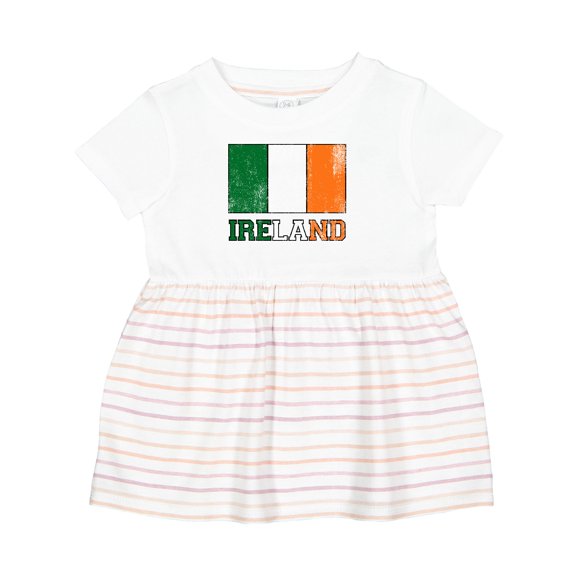 Inktastic Ireland Flag Girls Baby Dress