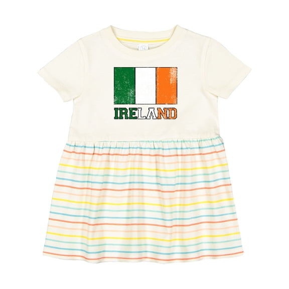 Inktastic Ireland Flag Girls Baby Dress