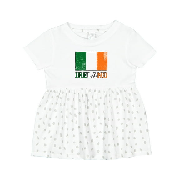 Inktastic Ireland Flag Girls Baby Dress