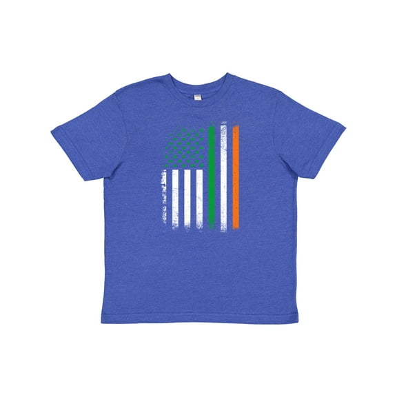 Inktastic Irish American Flag Youth T-Shirt