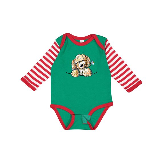 Inktastic Irish Cream Doodle Boys or Girls Long Sleeve Baby Bodysuit