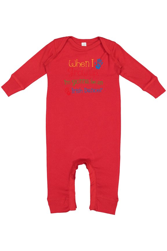 Irish Dancer Future Baby Romper Coveralls
