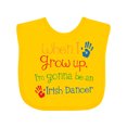 thumbnail image 1 of Inktastic Irish Dancer Future Boys or Girls Baby Bib, 1 of 4