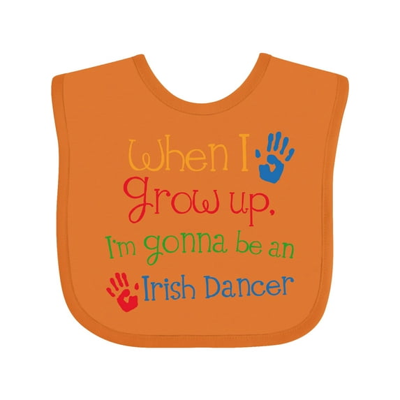 Inktastic Irish Dancer Future Boys or Girls Baby Bib
